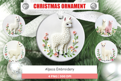 Ornament Alpaca Embroidery Product Image 1