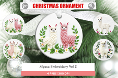 Ornament Alpaca Embroidery Product Image 1