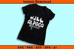 Alpaca Squad SVG Funny Llama Friends Craft Design Product Image 3