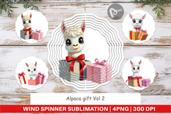 Wind Spinner Alpaca Gift Product Image 1
