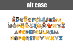 Alphabot Color Font Product Image 2