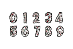 Christmas Alphabet PNG, Holiday Doodle Letters Product Image 3