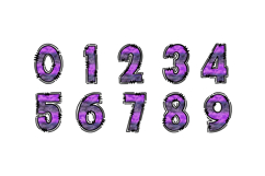 Galaxy Halloween Alphabet PNG, Purple Spiderweb Product Image 3