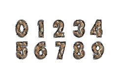 Leopard Floral Alpha Doodle Letter Set Product Image 3