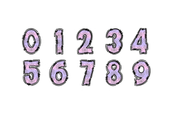 Halloween Alphabet PNG, Pastel Spiderweb Doodle Letters Product Image 3