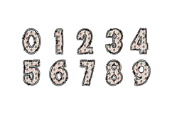 Vintage Holly Christmas Alphabet PNG, Retro Holiday Doodle Product Image 3