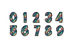 Galaxy Paw Print Alphabet PNG, Dog Bone Doodle Letters Product Image 3