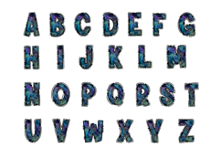 Hand Drawn Doodle Alphabet PNG Letters Product Image 2