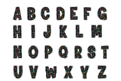 Paw Print Alphabet PNG, Dog Bone Doodle Letters Product Image 2