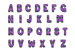 Galaxy Halloween Alphabet PNG, Purple Spiderweb Product Image 2
