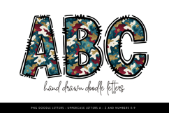 Star Camo Alpha Doodle Letter Set Product Image 1