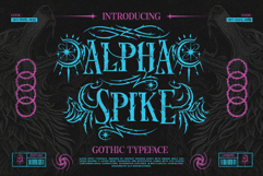 Alpha Spike Typeface Product Image 1