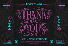 Alpha Spike Typeface Product Image 17