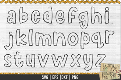 Blank Alphabet Letters - Doodle Alphabet Bundles - 4 Sets Product Image 13