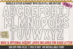 Blank Alphabet Letters - Doodle Alphabet Bundles - 4 Sets Product Image 18