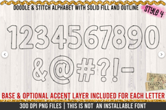 Blank Alphabet Letters - Doodle Alphabet Bundles - 4 Sets Product Image 20