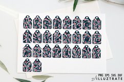 Alphabet Gift Tags | Paper Craft Gift Tag SVG Cut File Product Image 1