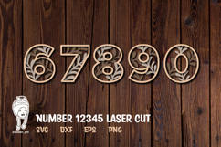 Number laser cutting 67890 Product Image 1