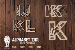 Alphabet laser cutting IJKL Product Image 1