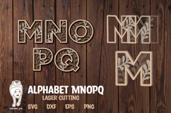 Alphabet laser cutting MNOPQ Product Image 1
