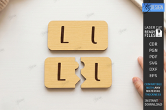 Alphabet Matching Puzzle Laser Cut Bundle | Kids Laser | CNC Product Image 13