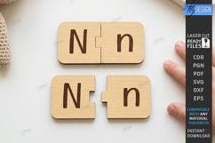 Alphabet Matching Puzzle Laser Cut Bundle | Kids Laser | CNC Product Image 15