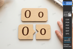 Alphabet Matching Puzzle Laser Cut Bundle | Kids Laser | CNC Product Image 16