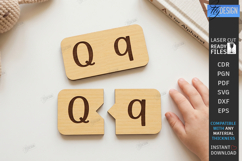 Alphabet Matching Puzzle Laser Cut Bundle | Kids Laser | CNC Product Image 18