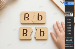 Alphabet Matching Puzzle Laser Cut Bundle | Kids Laser | CNC Product Image 3