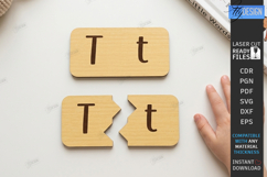Alphabet Matching Puzzle Laser Cut Bundle | Kids Laser | CNC Product Image 21
