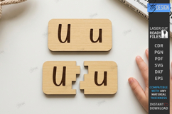 Alphabet Matching Puzzle Laser Cut Bundle | Kids Laser | CNC Product Image 22