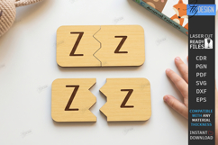 Alphabet Matching Puzzle Laser Cut Bundle | Kids Laser | CNC Product Image 27