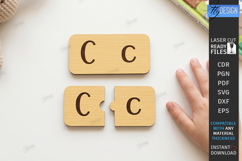Alphabet Matching Puzzle Laser Cut Bundle | Kids Laser | CNC Product Image 4