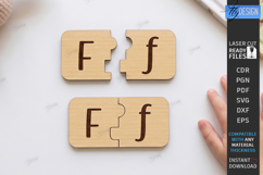 Alphabet Matching Puzzle Laser Cut Bundle | Kids Laser | CNC Product Image 7