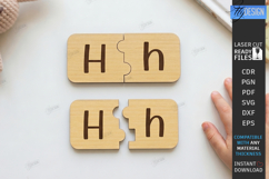 Alphabet Matching Puzzle Laser Cut Bundle | Kids Laser | CNC Product Image 9