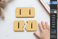 Alphabet Matching Puzzle Laser Cut Bundle | Kids Laser | CNC Product Image 10