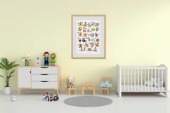 Alphabet Poster For Kids | Nursery Animal Alphabet Print Product Image 2