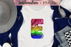Galaxy abstract ink alphabet sublimation design bundle Product Image 7