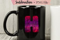 Galaxy abstract ink alphabet sublimation design bundle Product Image 10