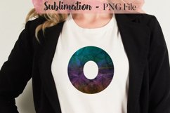 Galaxy abstract ink alphabet sublimation design bundle Product Image 17