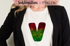 Galaxy abstract ink alphabet sublimation design bundle Product Image 24