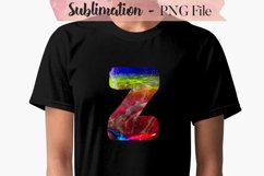 Galaxy abstract ink alphabet sublimation design bundle Product Image 28
