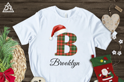 Christmas Plaid Alphabet Numbers PNG Set Product Image 5