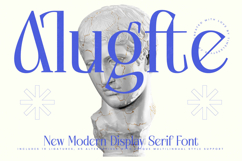 Alugfte - New Modern Display Serif Font Product Image 1