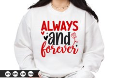 Always and Forever - Valentine&#039;s Day SVG Design Product Image 1