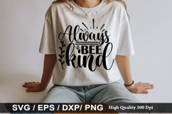 Bee SVG Design - Always stay humble and kind Product Image 4