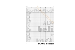 Always believe in magic inspirational quote cross stitch pattern - Tango Stitch