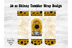 Always Bring Your Own Sunshine 20 oz Skinny Tumbler Design Product Image 1