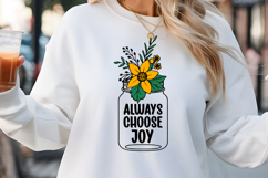 Always choose joy SVG, Mental Health SVG Product Image 1
