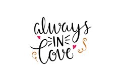 Always In Love SVG Cut File Product Image 1
